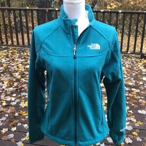 THE NORTH FACE Size M dark teal fleece jacket